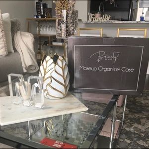 Amazon #1 Travel Makeup Organizer Cosmetic Bag